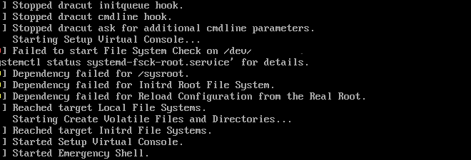 VMWare VCentre “Failed to Start File System Check”
