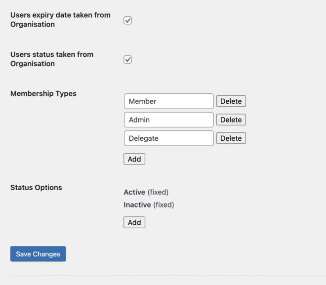 Lee’s Membership Hierarchy Plugin