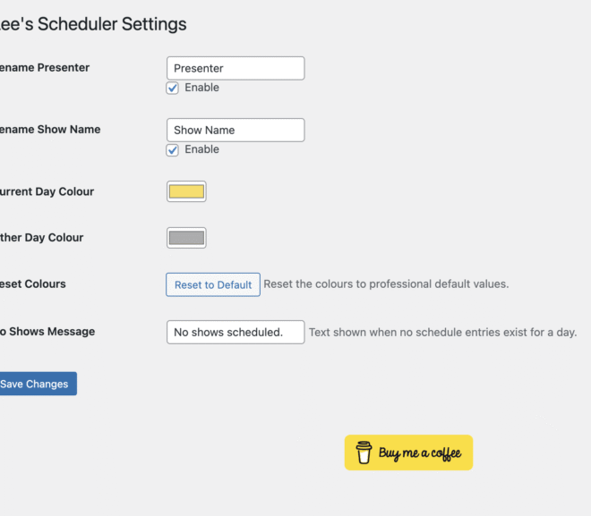 Lee’s Scheduler Plugin